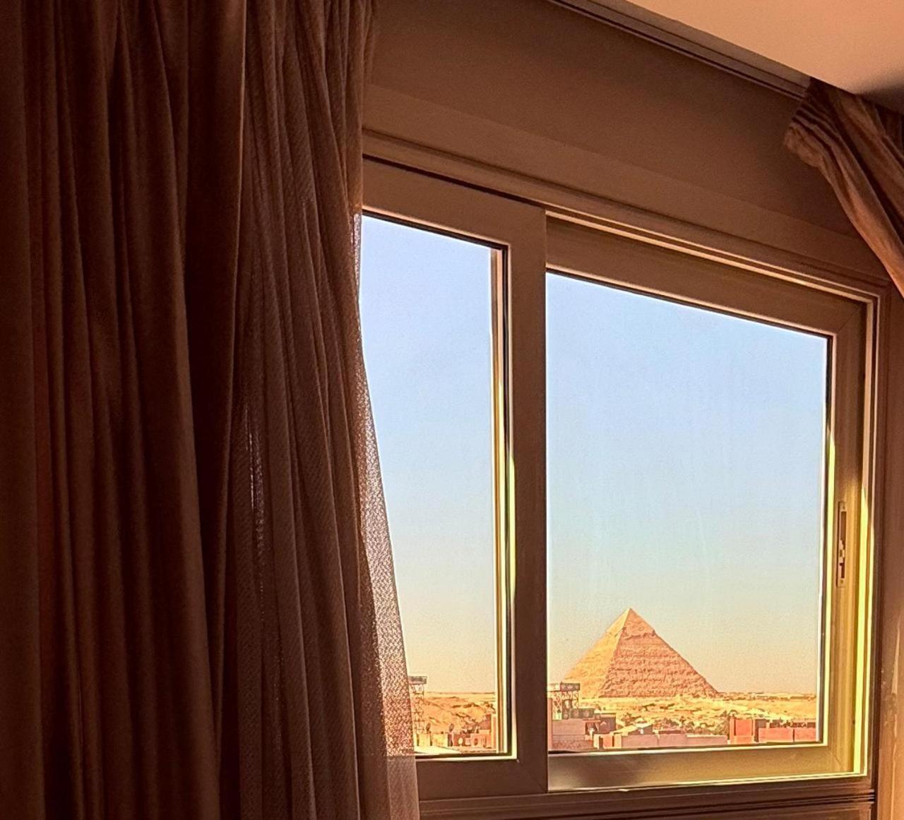 Topaz Pyramids View Inn Kafret el-Gabal Kültér fotó